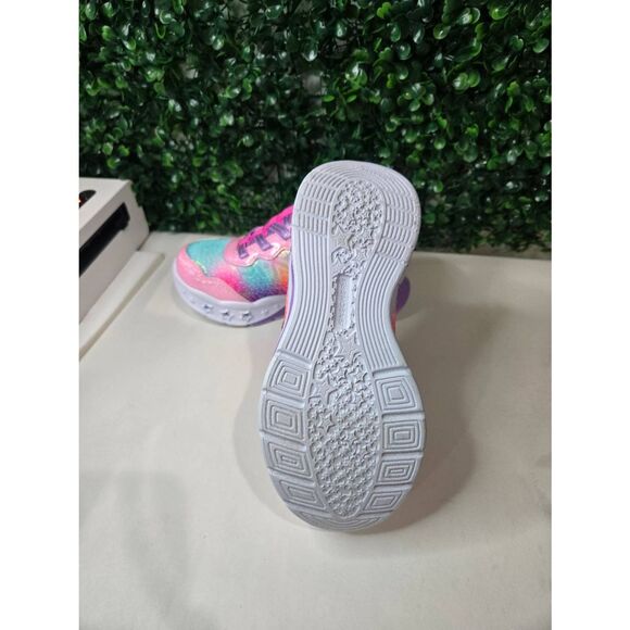 GIRLS SIZE 10 SPORT SKECHERS STEP INS MEMORY FOAM NEW WITHOUT BOX - Picture 3 of 7